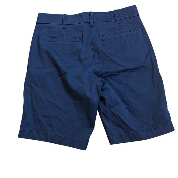 J. Crew 10" Bermuda Stretch Chino Shorts Sz 4  Navy Preppy Casual Golf Uniform - Picture 4 of 4